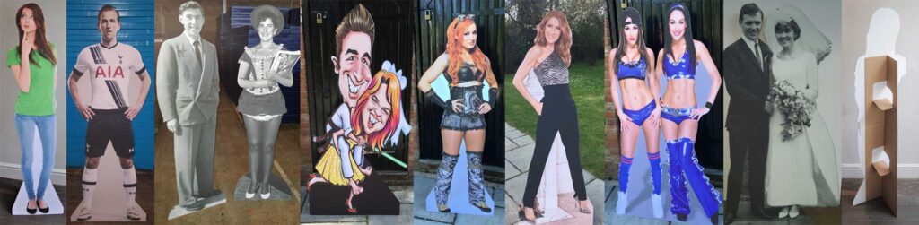cardboard cutouts